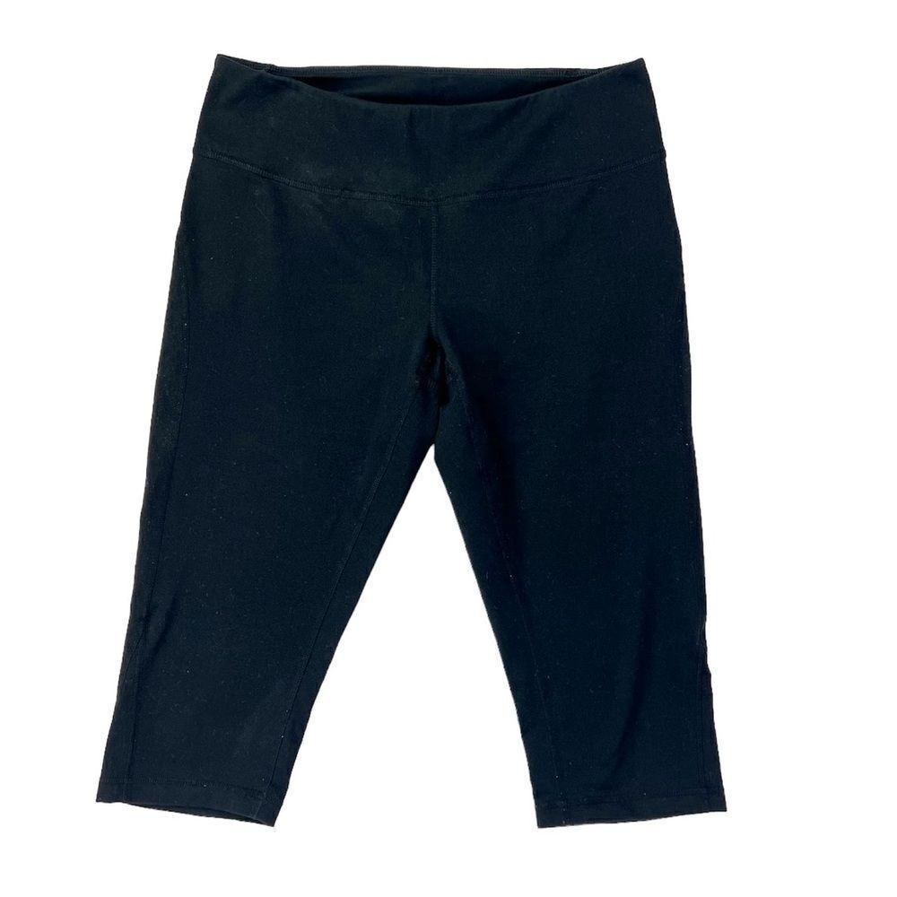 Zella Live in Crop Leggings 16" Inseam Black Low Rise Size Small